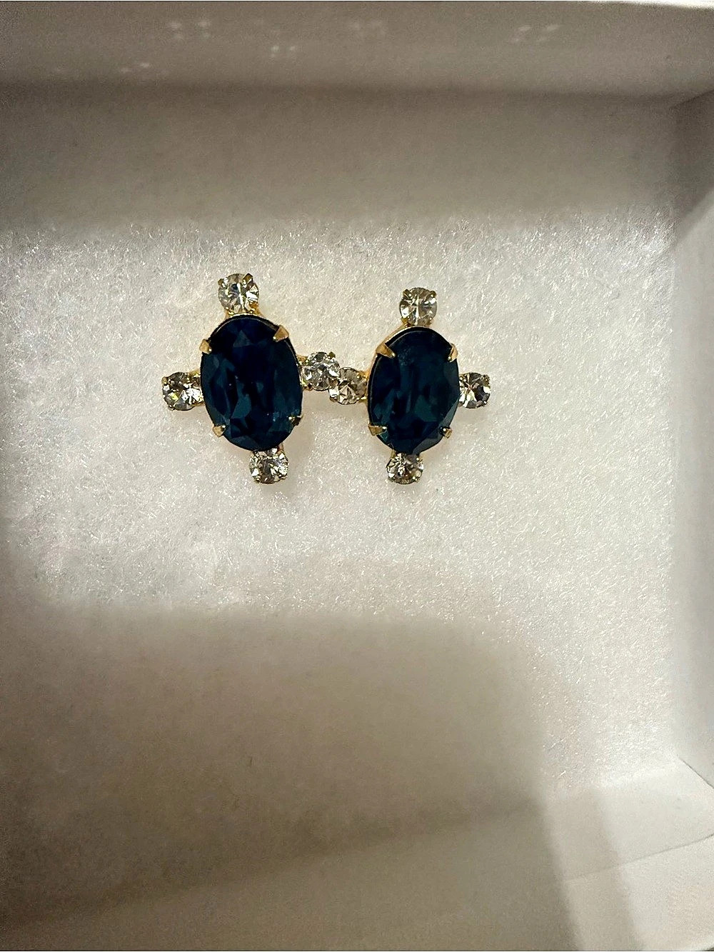 Jennifer Behr Alice Stud Earrings Blue Stud Earrings Like New